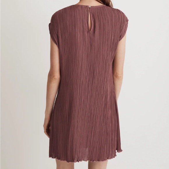 Madewell Plissé Mini Tee Dress - Picture 3 of 4